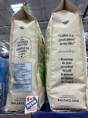AiWaWa CA, Balzac’s Farmers Blend Whole Bean Coffee, 907 g/ 2 LB