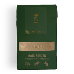 , Medium Roast Whole Bean Coffee, 100% Arabica Coffee – Hair Bender 12 Ounce Bag