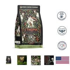 Ethiopia Single-Origin Medium Roast Coffee – Citrus, Floral & Berry Notes, 12 oz