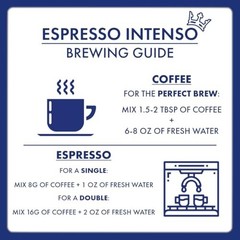100% Robusta Whole Bean Espresso Coffee, Medium Roast, 2.2 lb Bag – Intense Flav