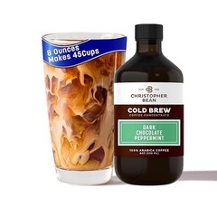 Christopher Bean Dark Chocolate Peppermint Bark Cold Brew Coffee Concentrate