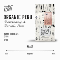 Organic Peru Medium Roast, 12 Ounce (Pack of ) – Flavor Notes of Nutty, Chocolat