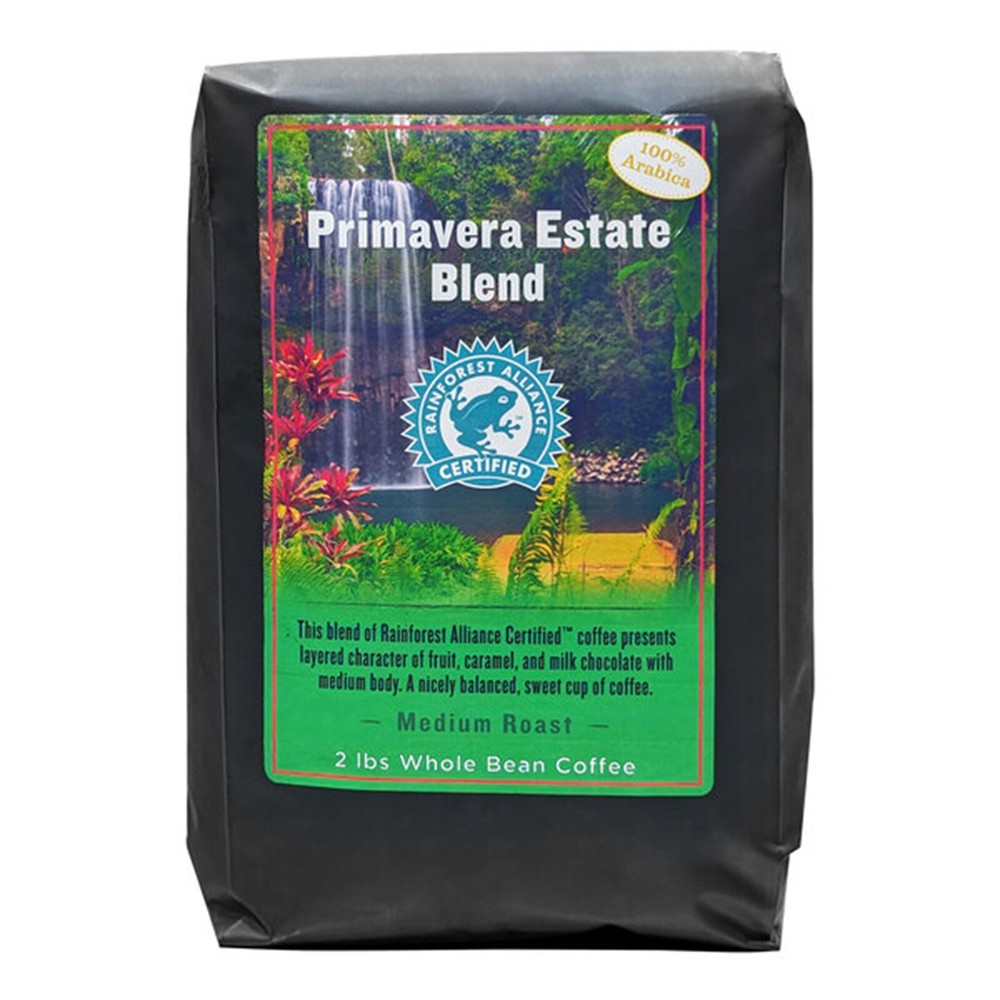 Lacas Coffee Primavera Estate Blend Whole Bean Coffee 2 lb. – 8/Pieces