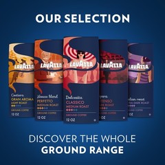 Lavazza House Blend Perfetto Ground Coffee 6 Bags of 12 Ounce (Pack 6)