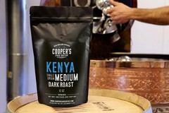 Kenya AA Medium Dark Roast Coffee Beans, Single Origin Whole Bean Coffee, Ful…