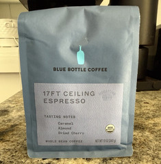 Blue Bottle Coffee 17ft Ceiling Espresso Whole Bean USDA Organic 340g