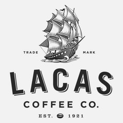 Lacas Dark Note Whole Bean Coffee 12 oz Dark Roast Bold Blend