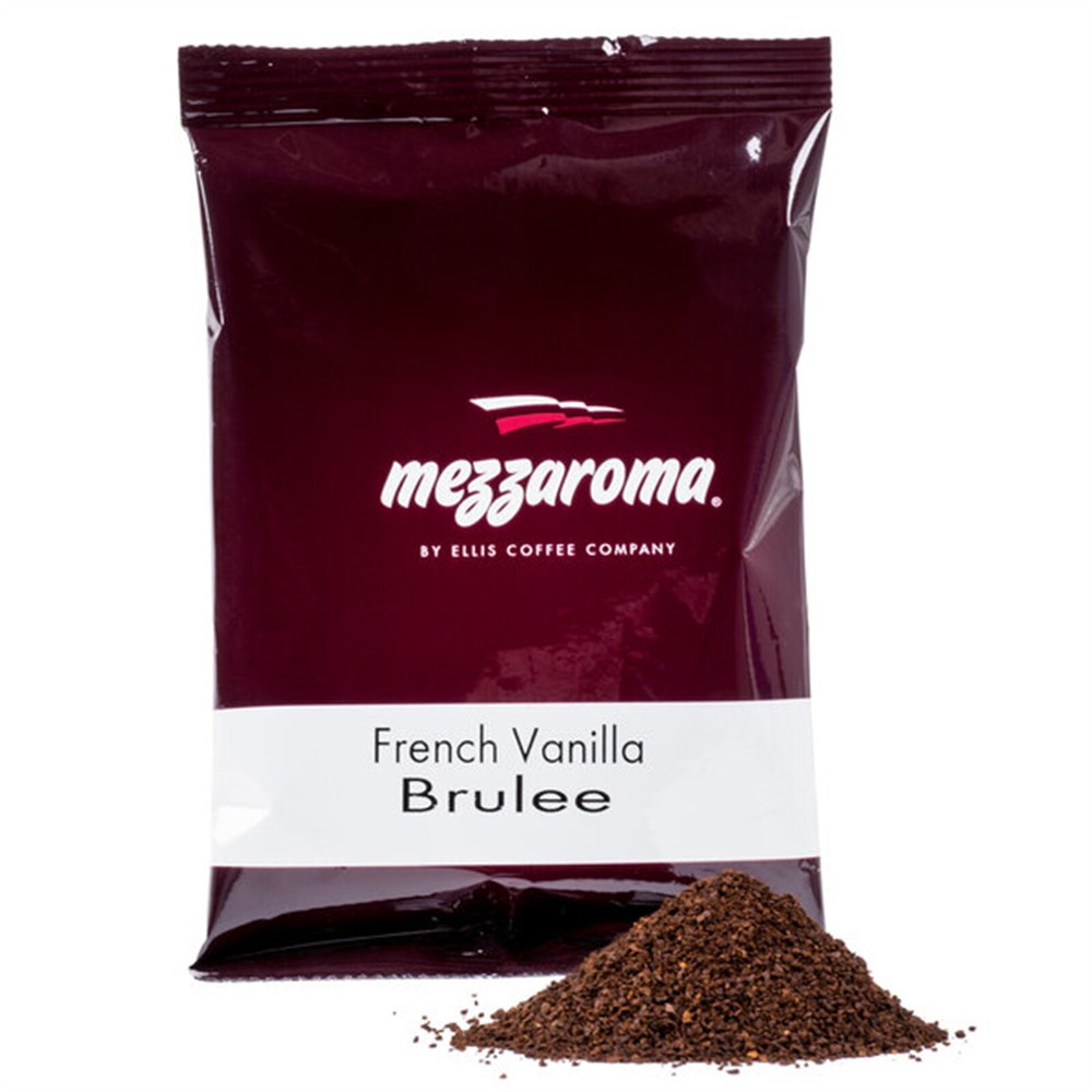 Ellis Mezzaroma 2.5 oz. French Vanilla Brulee Coffee Packet – 24/Pieces