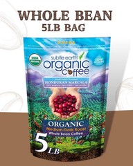5LB Subtle Earth Organic Coffee – Medium Dark 80 Ounce (Pack of 1), Basic