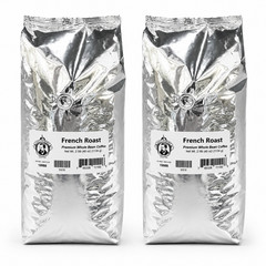 Pear’s French Roast Whole Bean Coffee | Pack of 2 | 2.5 lb | Brenmar