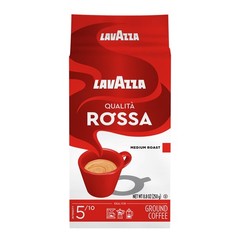 Lavazza Qualità Rossa Ground Coffee, Medium Roast, 8.8 Ounce (Pack of 4)