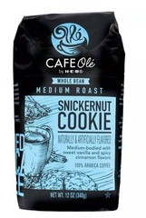 CAFE Olé by H‑E‑B Snickernut Cookie Medium Roast Whole Bean Coffee 12 oz