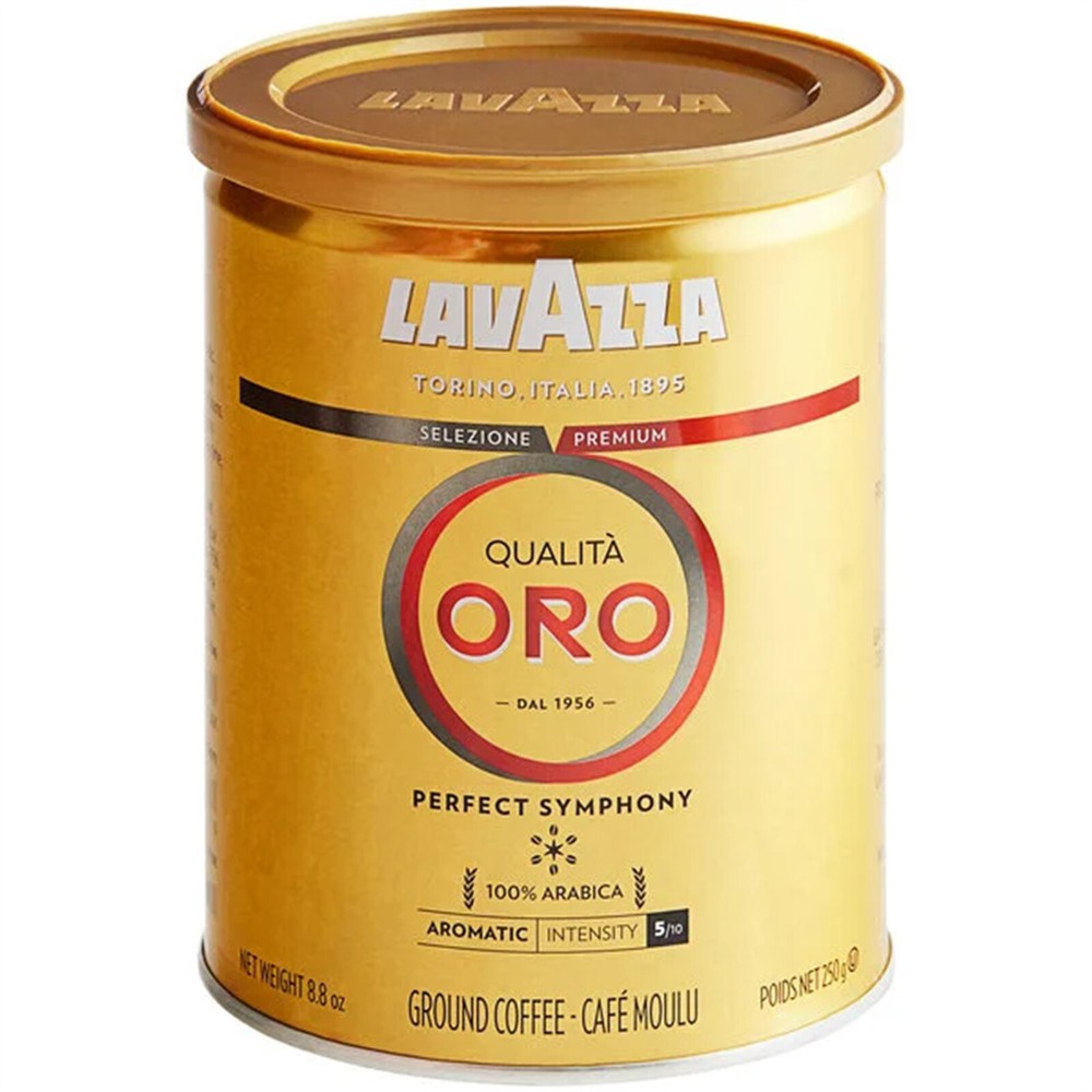 Lavazza Espresso Qualita Oro Ground Espresso 8 oz. WS-110LVEQOROGR