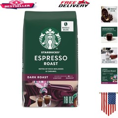 18 Oz Starbucks Dark Roast Espresso Beans for Ultimate Coffee Experience