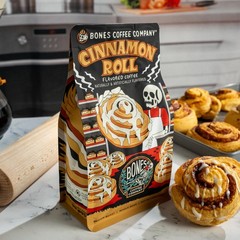 Cinnamon Roll Flavored Coffee, Medium Roast Low Acid Arabica Beans Compatible…