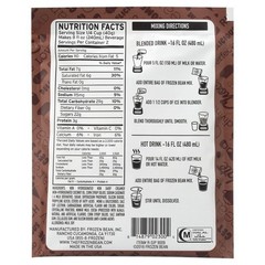 Caffeine Free Chocolate Frappe Drink Mix 12 Pack Kosher Halal Dessert Powder New