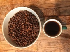 Roasted Coffee 5 Pound Bag Mount Rainier Darker Medium Roast Blend. Low Stock