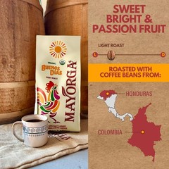 Mayorga Organic Coffee 5lb Buenos Dias – Light Roast Whole Bean Coffee Specia…