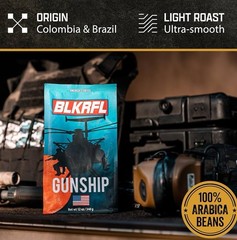 Black Rifle Coffee Company Gunship Roast 12Oz Light Roast Coffee. New & Sealed