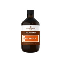 Christopher Bean Decaf Colombian Cold Brew Coffee-Easy to Enjoy Sweet Bottle