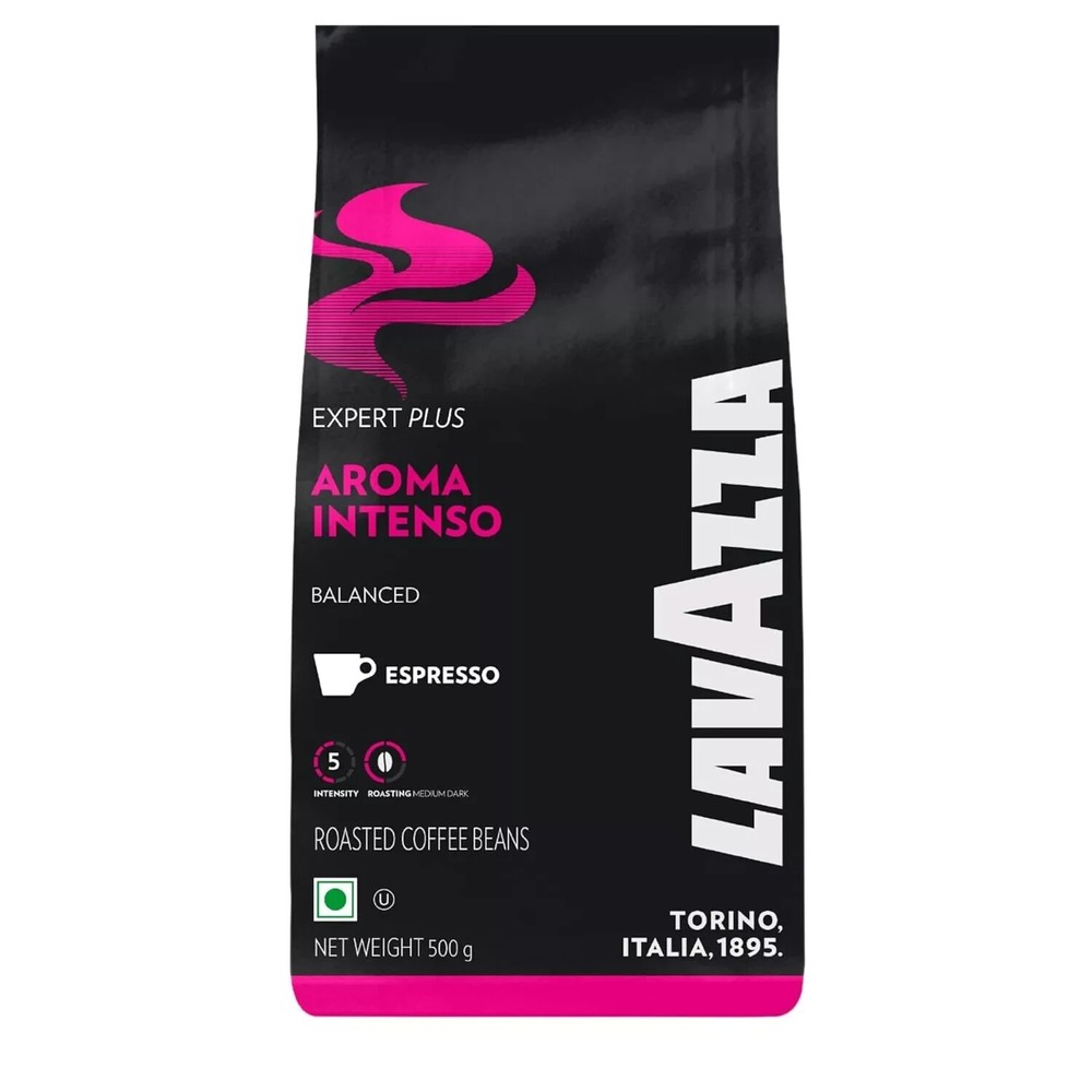Lavazza Aroma Intenso, Roasted Coffee Beans Bag, 500g Free Shipping World Wide