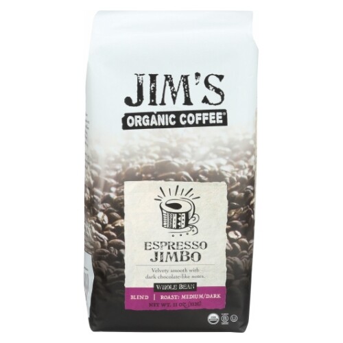 Organic Coffee Espresso Jimbo Blend Medium & Dark Roast
