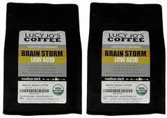 Organic Mellow Belly Low Acid Blend Medium Dark Roast Whole Bean 11 oz (11 OZ)
