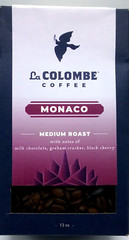 LA COLOMBE COFFEE MONACO MEDIUM ROAST BLEND WHOLE BEAN 12OZ