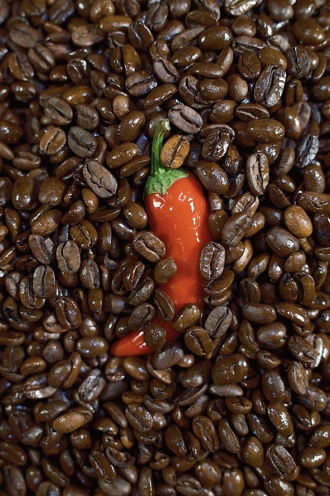 Coffee from Mexico with a bold, dark roast chili ‘kick’