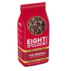 2 Bag Eight O’Clock The Original, Medium Roast, Whole Bean Coffee 30oz Bag