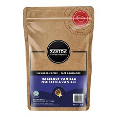 Zavida Hazelnut Vanilla Whole Bean Coffee, 2 LB