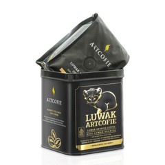 Coffee Luwak Indonesia Pure Wild Luwak Arabica Coffee Tin Box Whole Beans 100gr