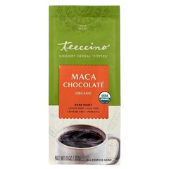Teeccino Organic Herbal Coffee Alternative Dark Roast Caffeine Free – Pack of 3