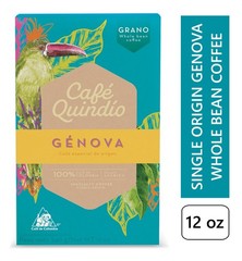 Cafe Quindio Medium Roast 100% Colombian Excelso Whole 12 Ounce (Pack of 1)