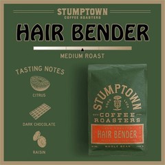 Hair Bender Medium Roast Whole Bean Coffee – 12oz