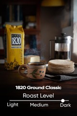 Café 1820 Ground Coffee Classic Costa Rica Gourmet Arabica 18 oz