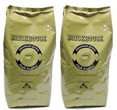 BRICKHOUSE 100% COLOMBIAN FRESH ROASTED COFFEE BEANS 2 BAGS 5 LBS EA