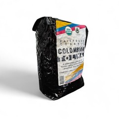 Lacas Coffee Fair Trade Organic Colombian Tolima Whole Bean Coffee 2 lb Sealed