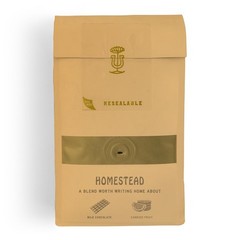 Medium Roast Whole Bean Coffee 100% Arabica Coffee – Homestead Blend 12 Ounce