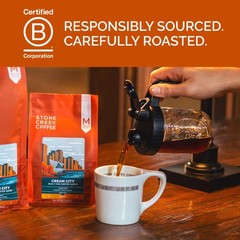 Cream City Medium Roast Whole Bean Specialty Coffee 12 oz Smooth 1 PCS