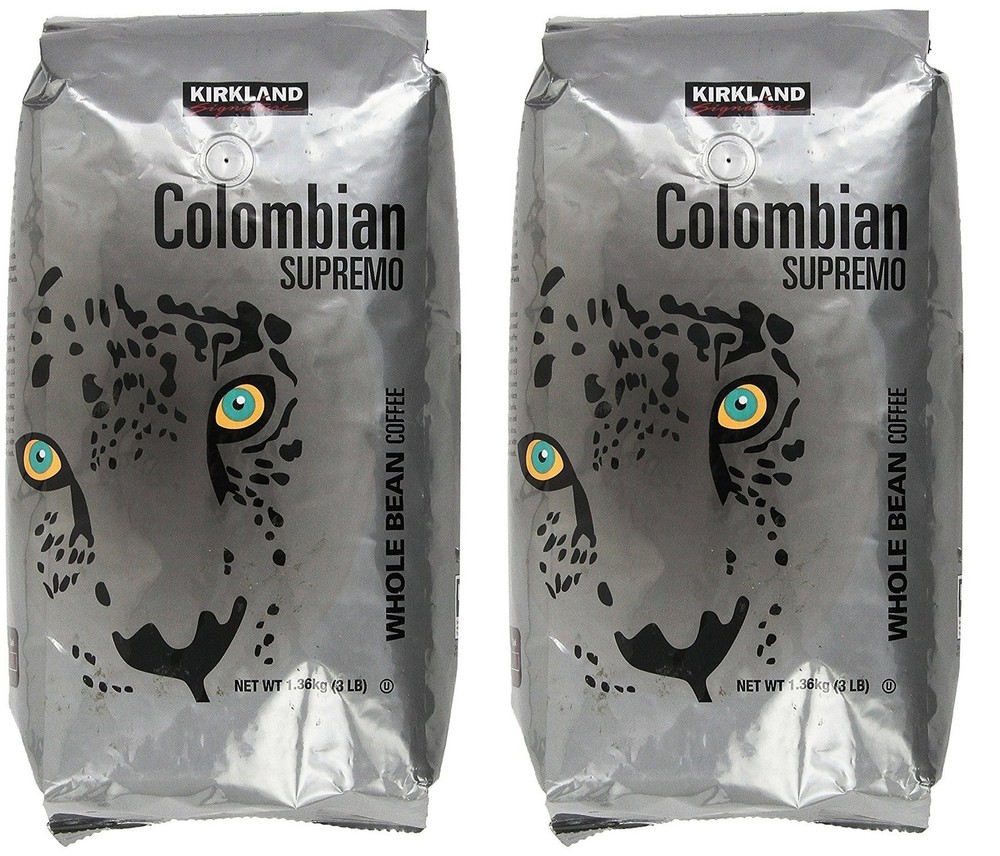 Kirkland Signature Colombian Supremo 96 Ounce (Pack of 1), 2 Pack (3 Pound)