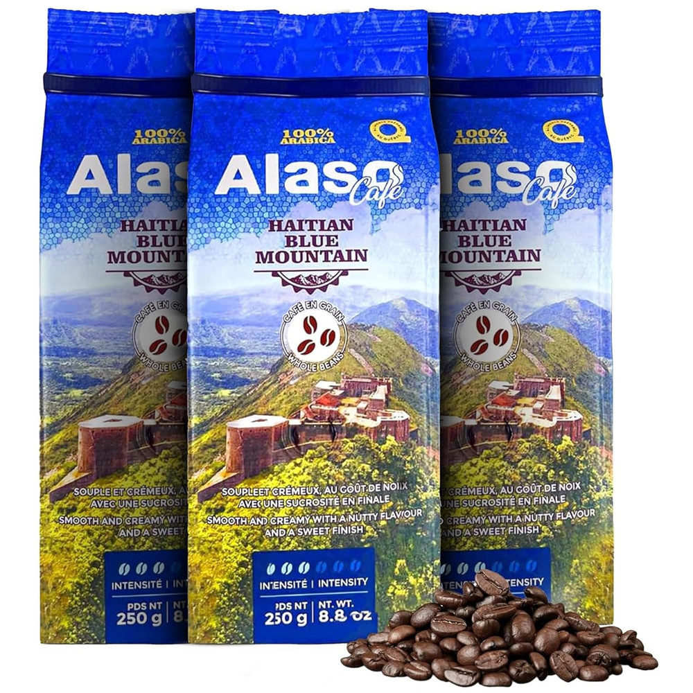 Medium Roast Whole Bean Coffee | Haitian Blue Mountain 100% Arabica