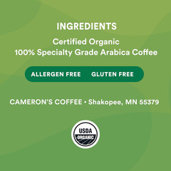 Roasted Whole Bean Coffee, Organic Scandinavian Blend, Pound