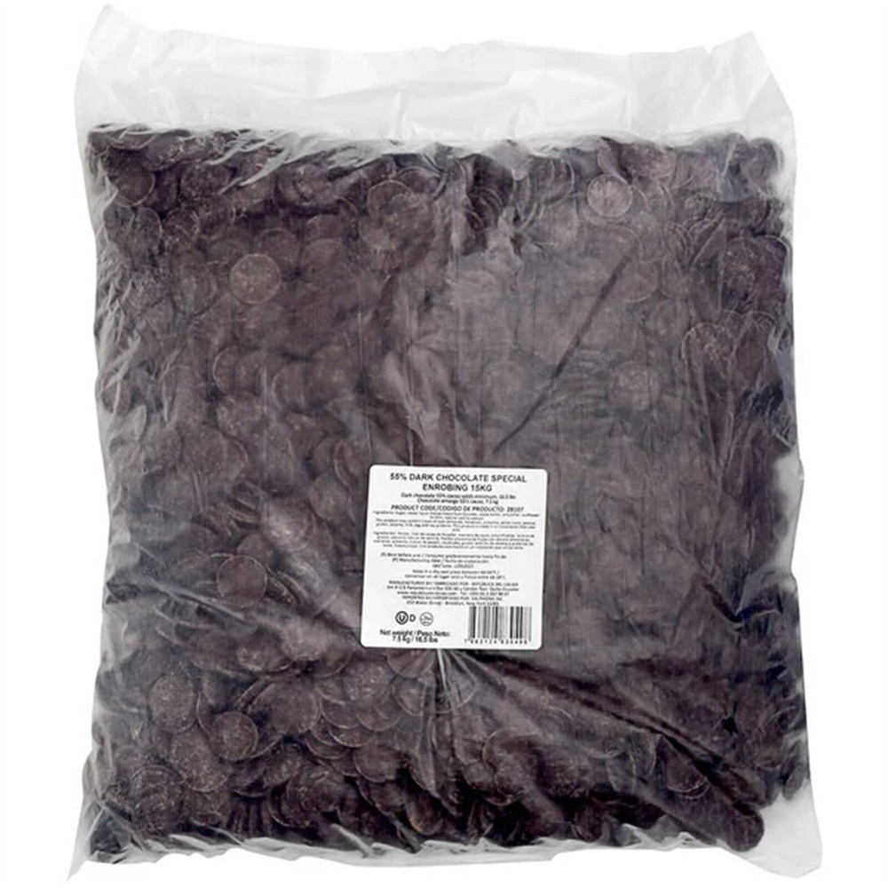 Republica del Cacao Ecuador 55% Dark Enrobing Chocolate Couverture 33 lb