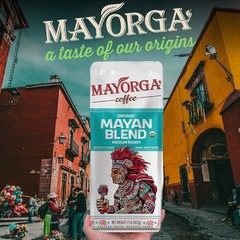 Mayan Organic Arabica Whole Bean Coffee Medium Roast 2lb Specialty Blend