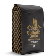 Co. Valhalla Java Dark Roast Grounds – Extra Kick of Caffeine – 5 Lb. – Bold …