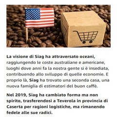 SIAG Coffee Beans ITALIAN COFFEE Line LAPILLI Blend 1 kg Bags Espresso Napoli