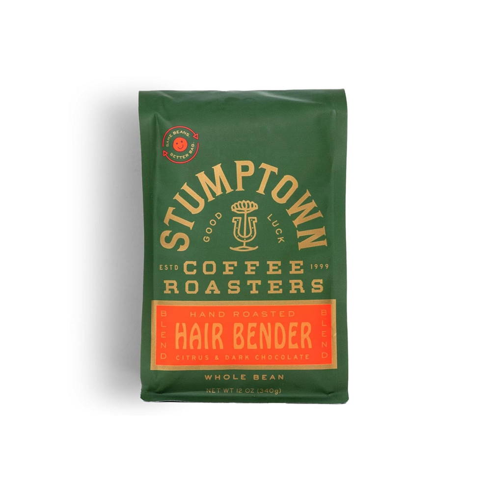 , Medium Roast Whole Bean Coffee, 100% Arabica Coffee – Hair Bender 12 Ounce Bag