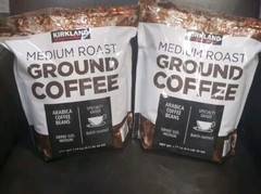 Medium Roast Ground Arabica Coffee Kirkland Signature 2 Bags 5lbs Total