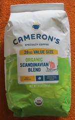 CAMERON’S® Organic Scandinavian Blend Whole Bean Coffee, 28 Oz w/ SB: 3/27/26